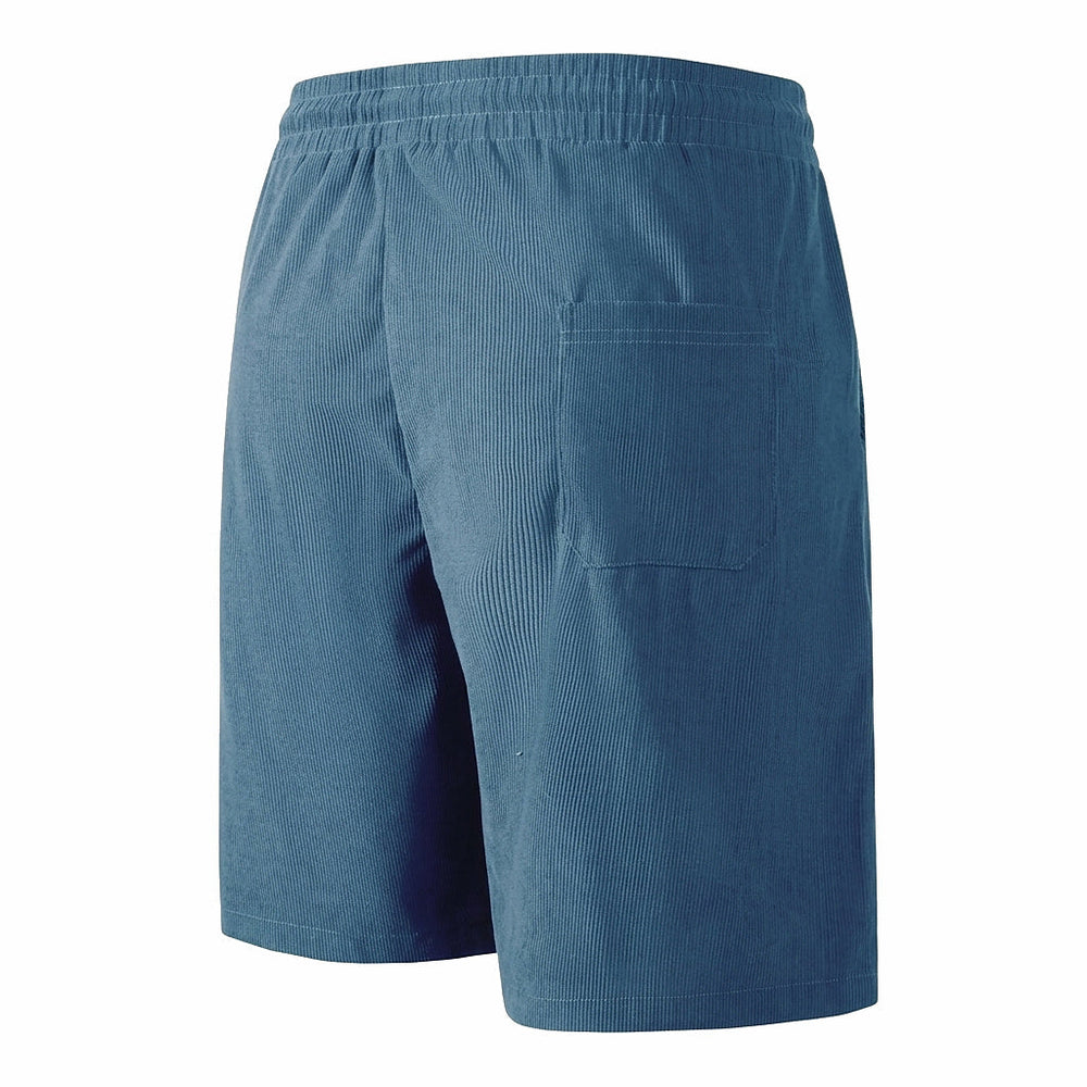Herren Shorts mit Kordelzug und aufgenähtem Etikett