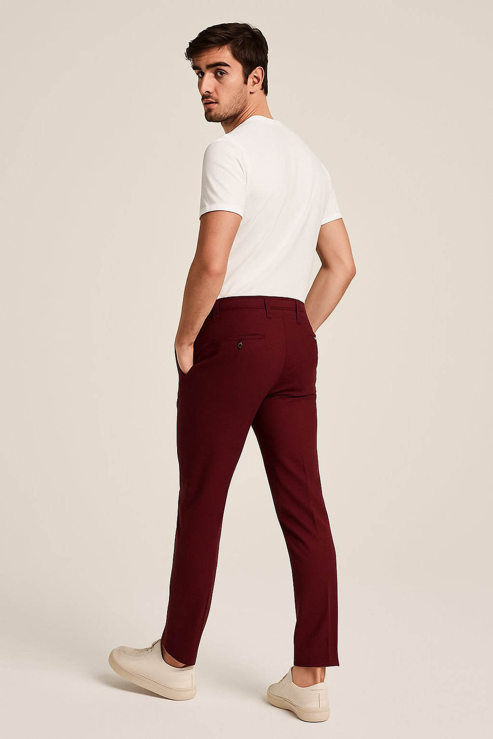 Matthias | Herren Slim-Fit Business Chino Hose