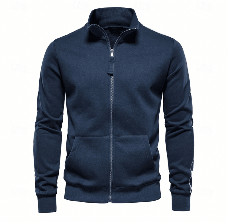 Herren Sweatjacke mit Reißverschluss Slim Fit