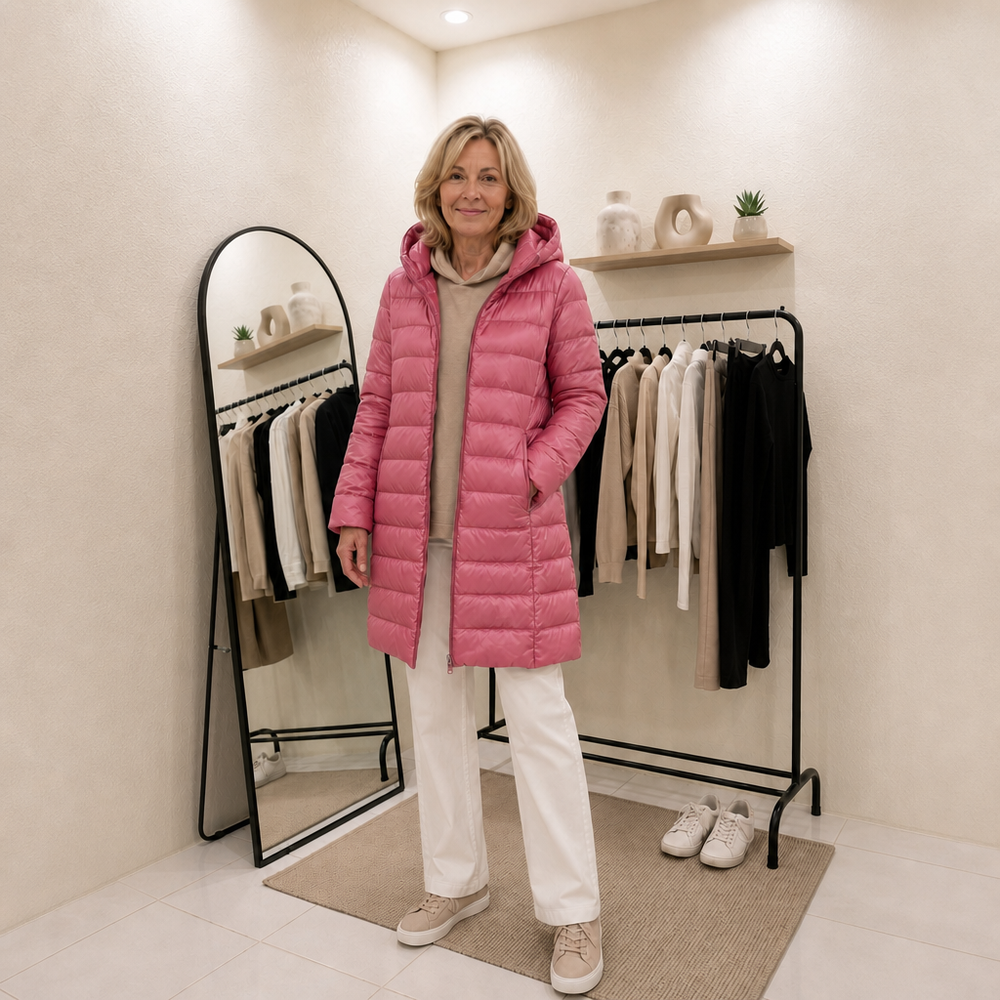Damen ultraleichte Daunenjacke