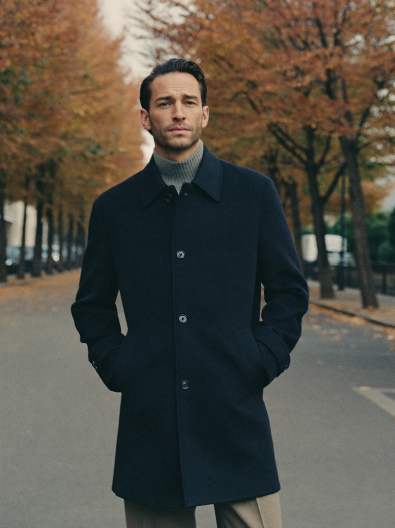 Lookbook Herbst - Herren Wollmantel urban