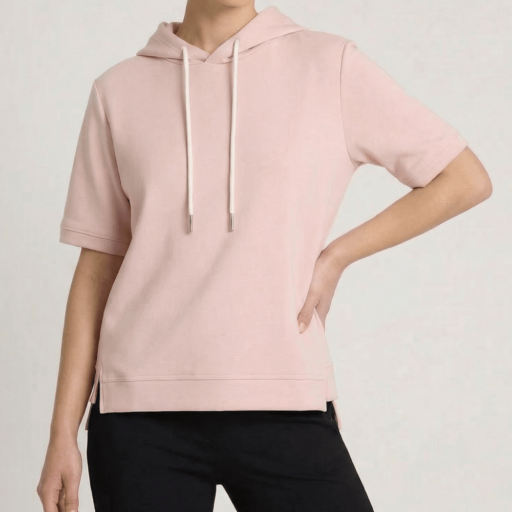 Hoodie Damen Oversized Kurzarm