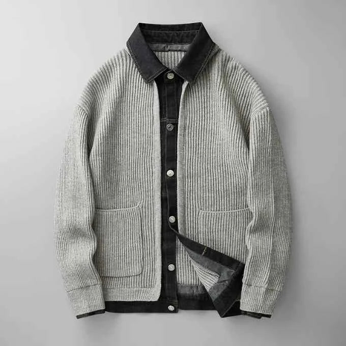 Hybrid Strickjacke Herren