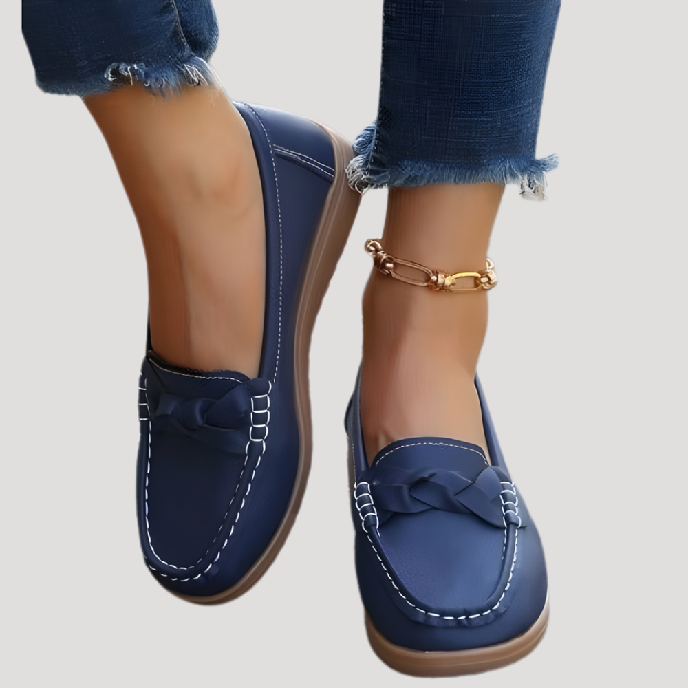 Ilsena | Damen Loafer Flach Slip-on Mokassin