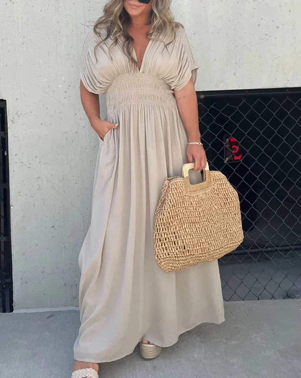 Barbara - Elegantes Maxikleid