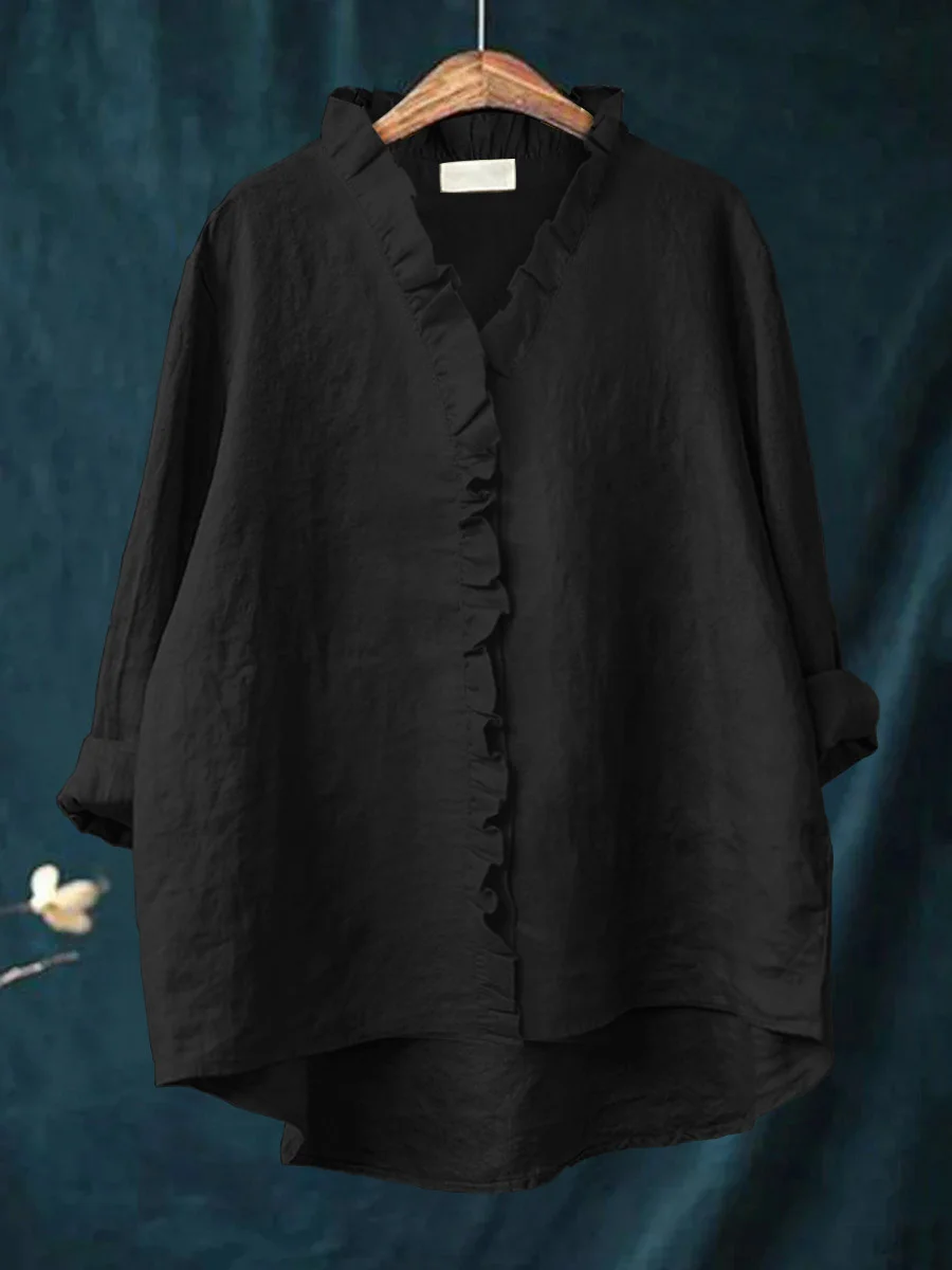 Clara | Elegantes Damen Rüschenhemd für Anlässe
