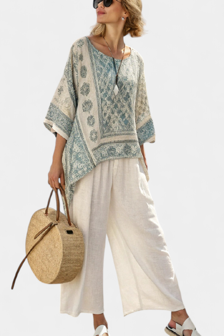 Valerie | Elegante Bluse mit Hose