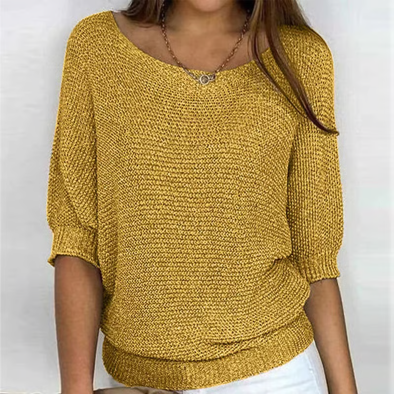 Fiora - Atmungsaktiver 3/4-Arm-Pullover