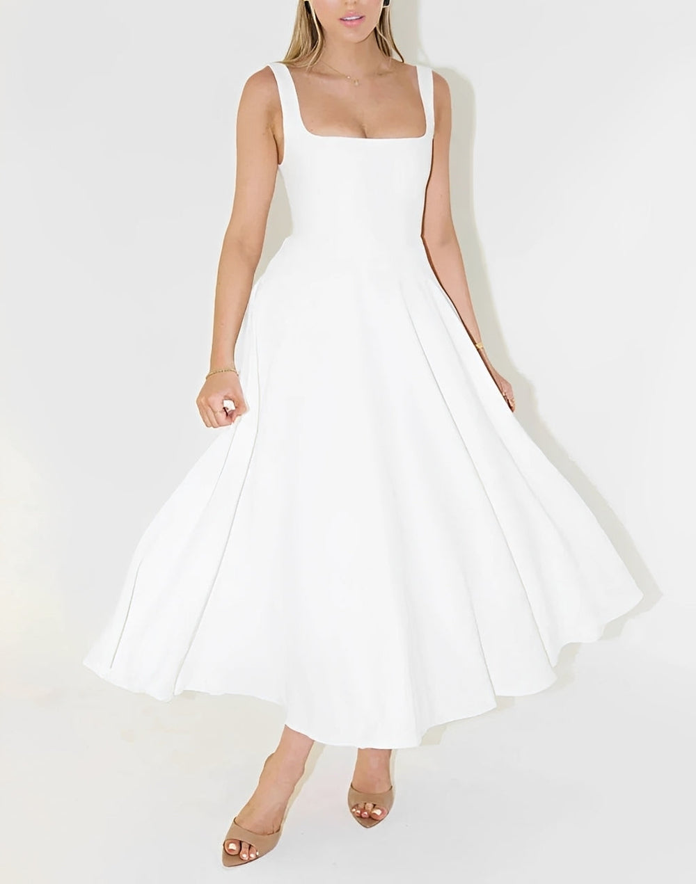 Shelley - Ärmelloses Midikleid