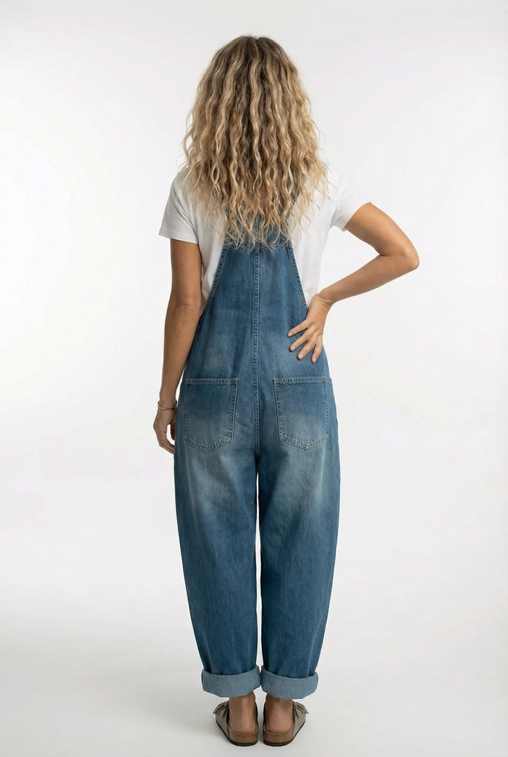 Noelia™ - Vielseitiger verstellbarer Schnallen-Jeansoverall