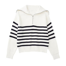 Beige/Schwarze Streifen