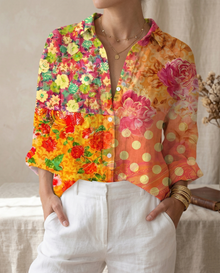 Orange Rosa Druck