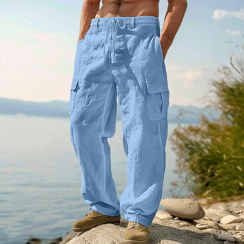 Kilian | Herren Cargo Hose mit Kordelzug und Seitentaschen