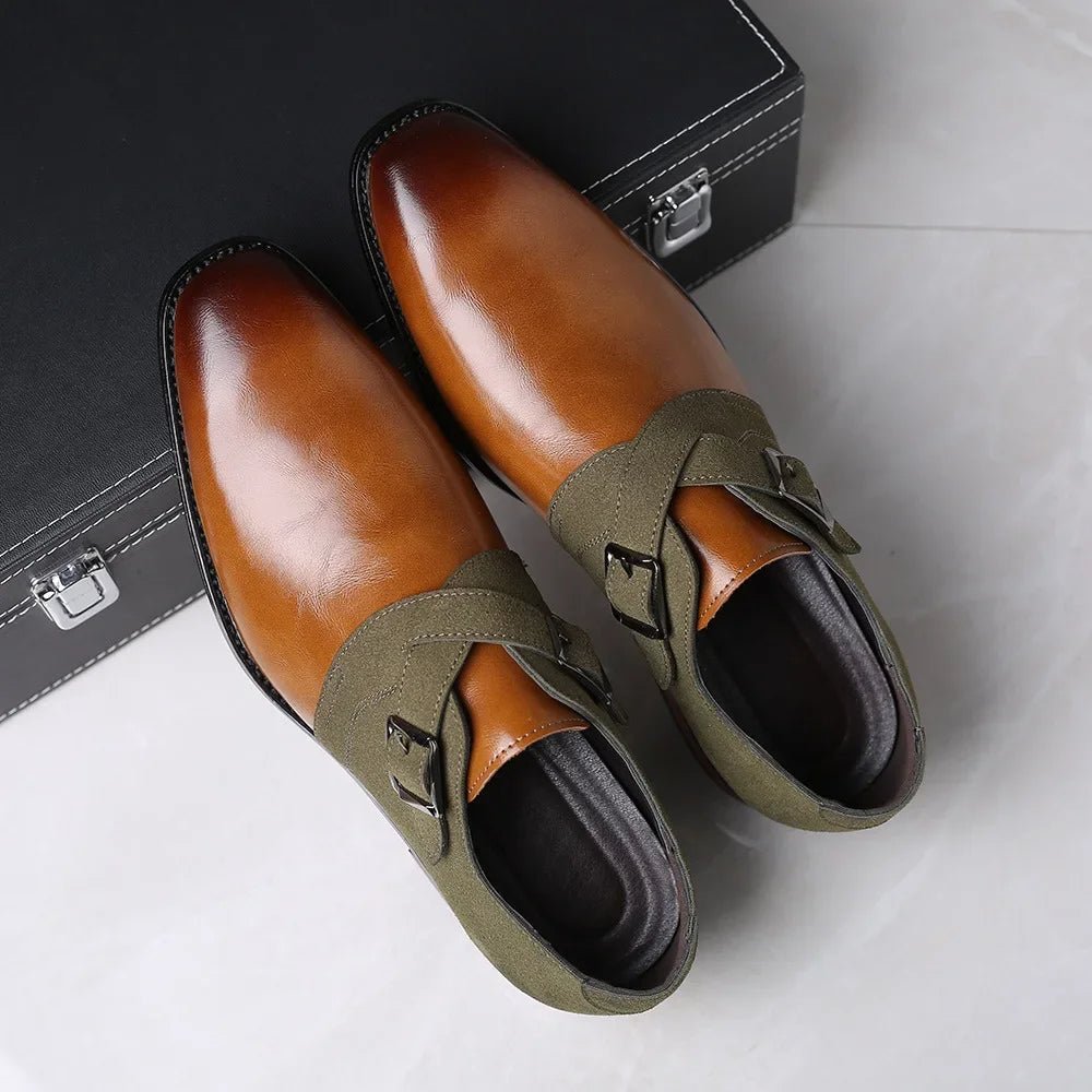 Klassische Monkstrap Herrenschuhe Für Hochzeit