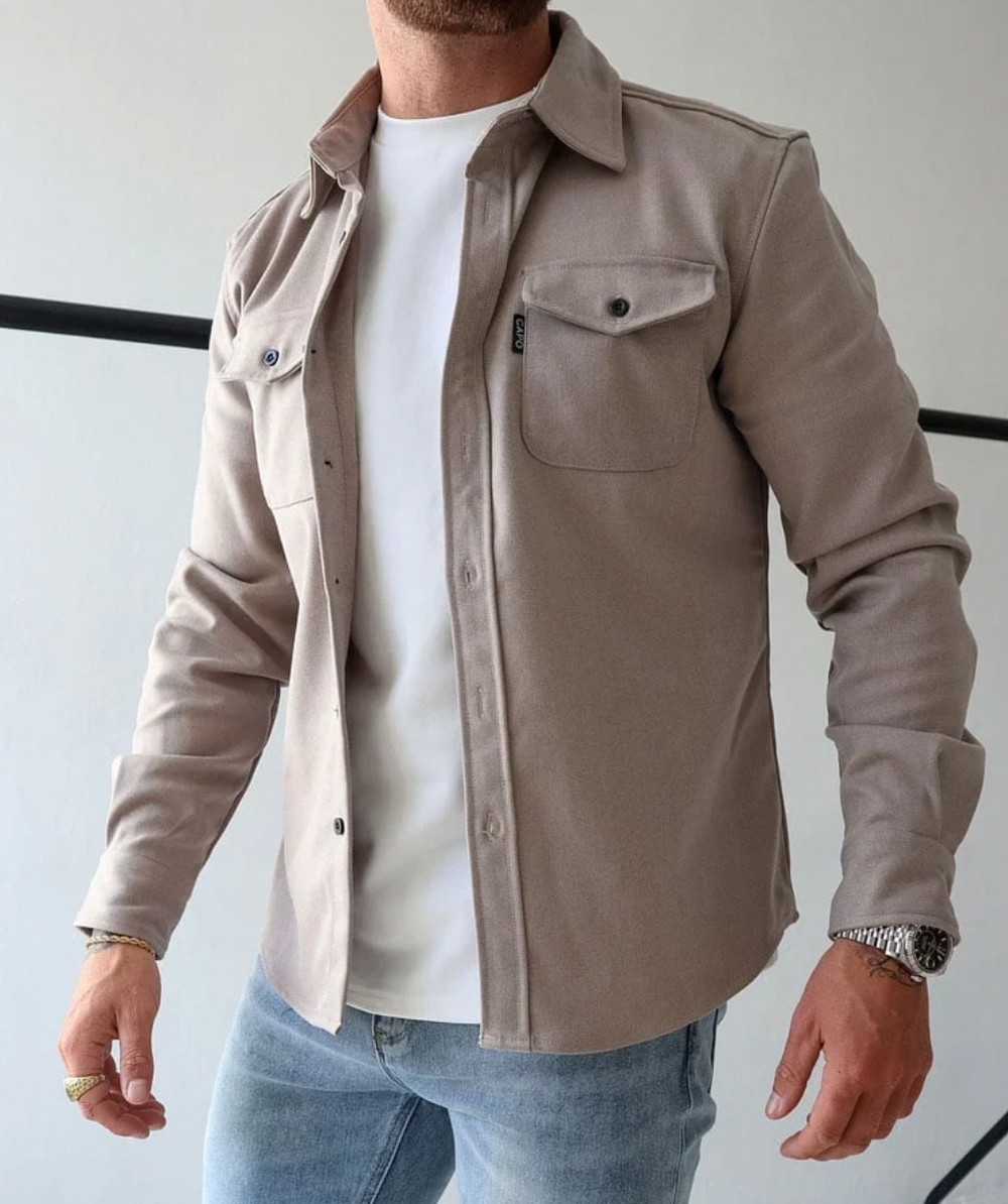 Konstantin | Herren Langarm Freizeithemd