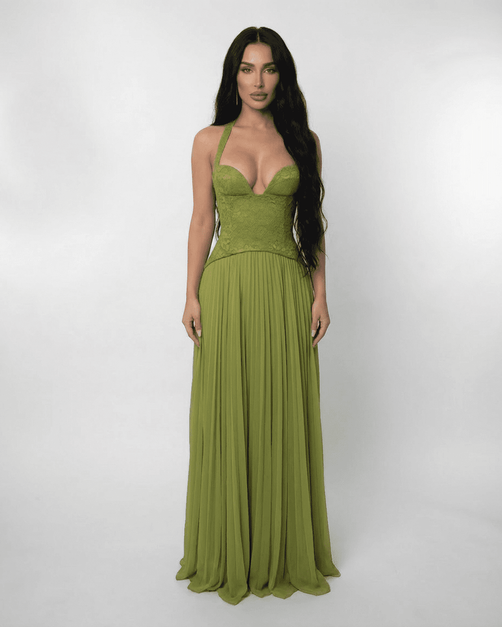 Verdant Maxikleid