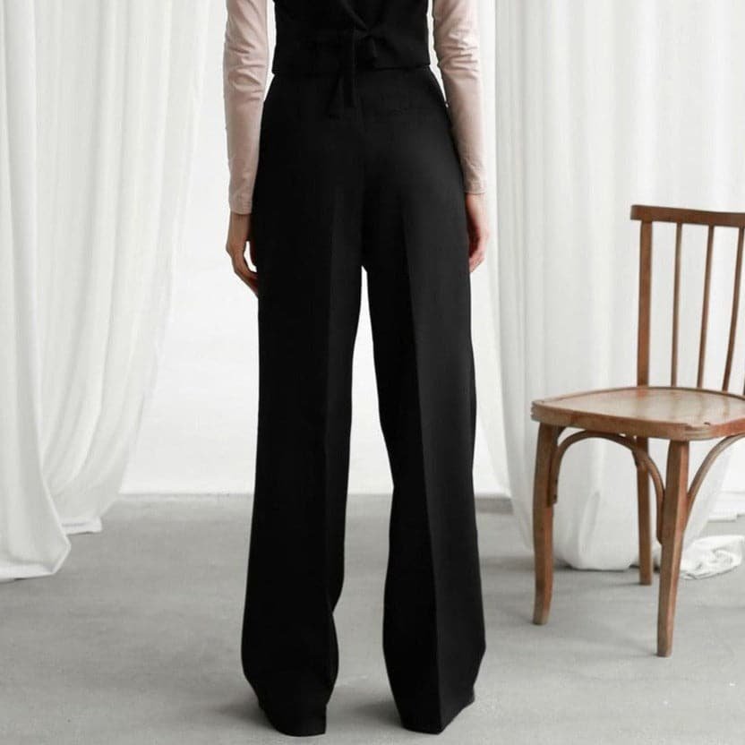Leonie | Damen Weite Hose Hohe Taille