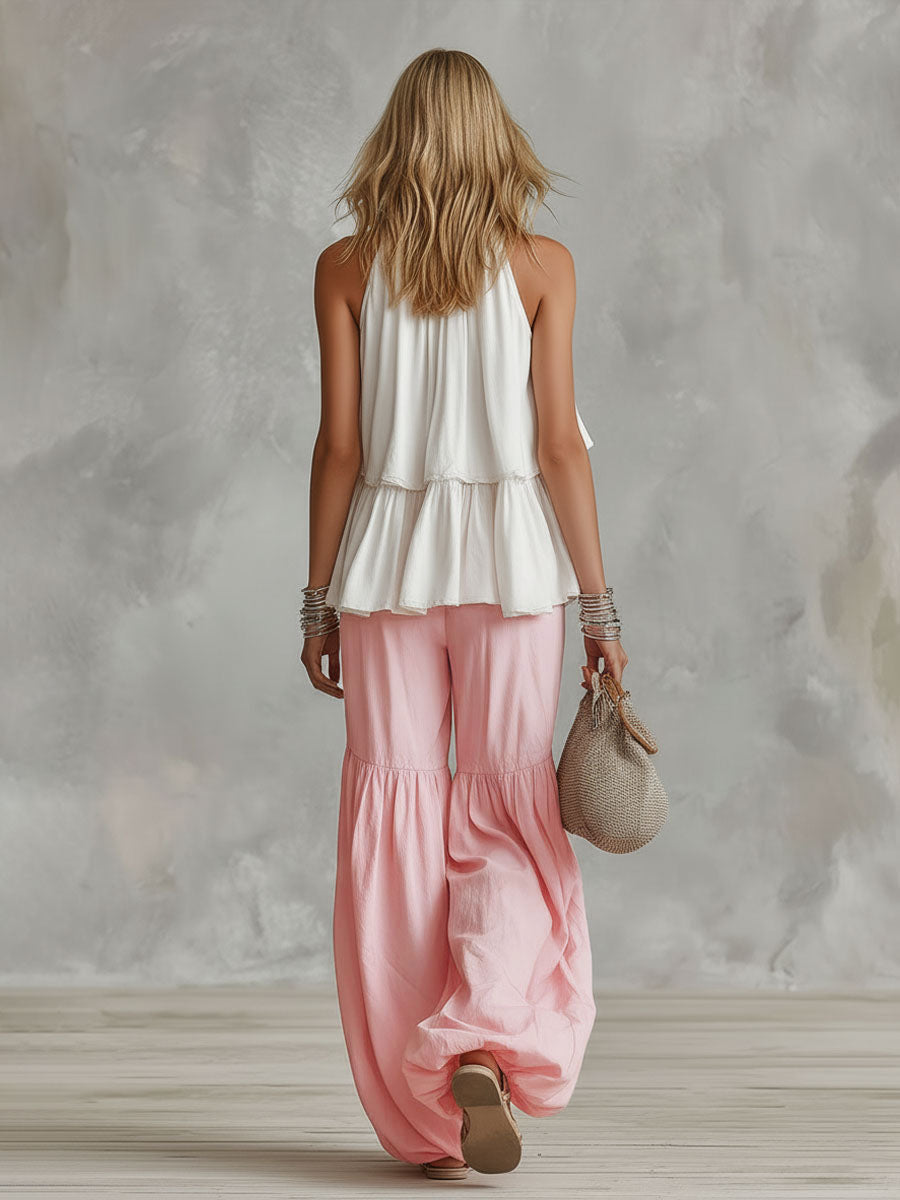 Leontina | Damen Rollkragen Ärmellos Set