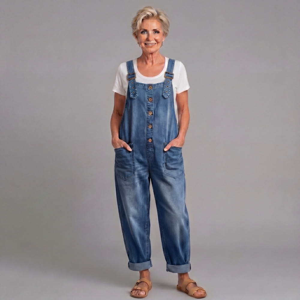 Linnéa | Damen Latzhose Wide Leg Overall