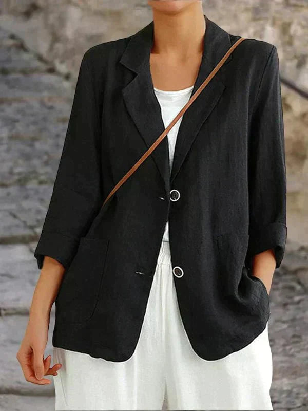 Liselotte | Damen Blazer mit Reverskragen Zwei-Knopf
