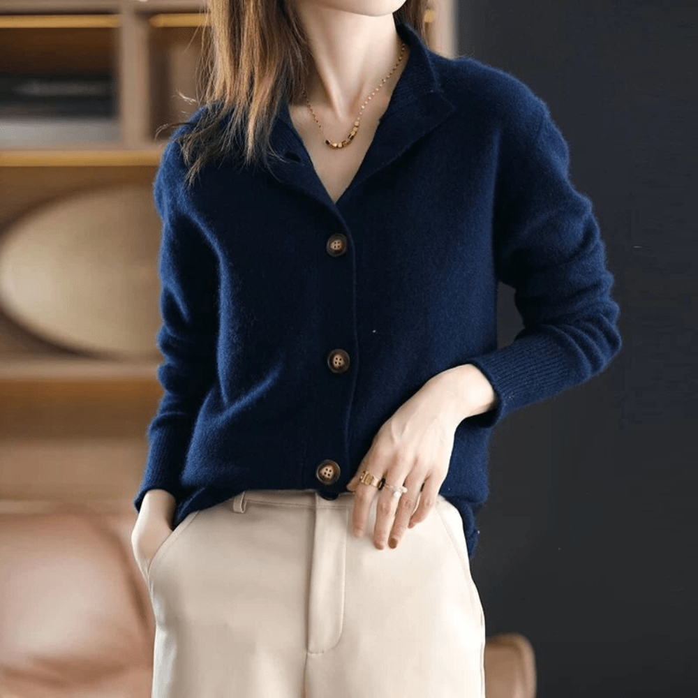 Lara | Damen Leichte Strickjacke im Casual-Stil