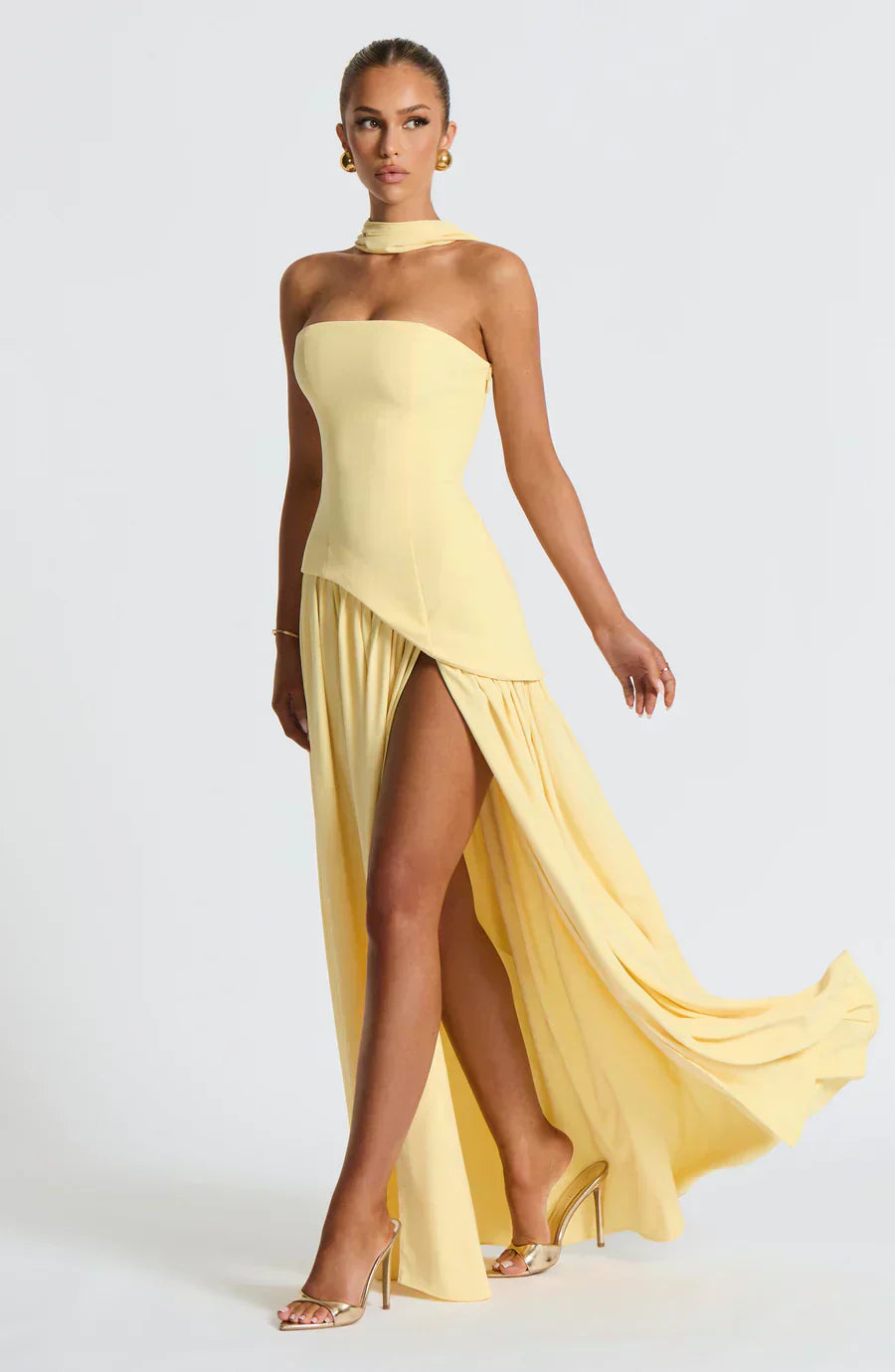 Rynellea - Elegantes trägerloses Abendkleid