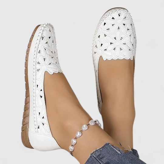 Marlena | Damen Durchbrochene Ballerinas