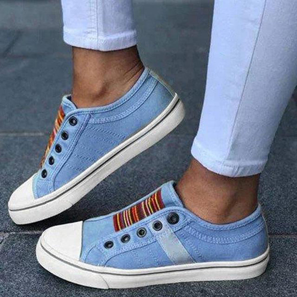 Marlies | Damen Casual Sneaker mit Streifendetail