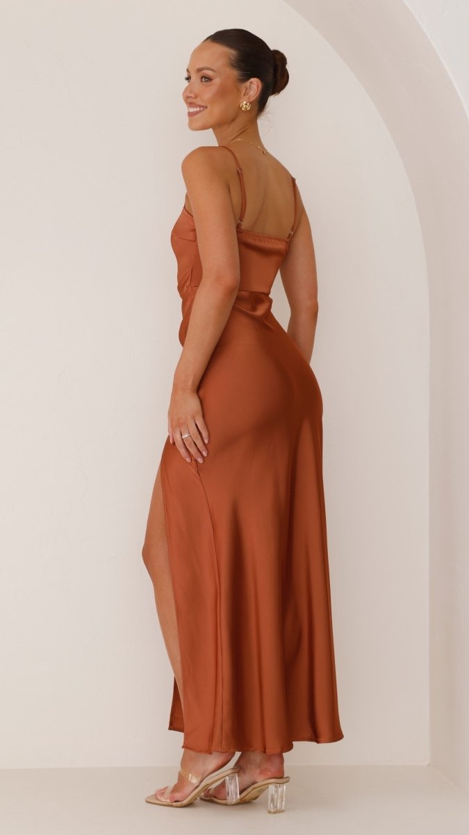 Maxikleid Sommer mit Spaghettiträgern