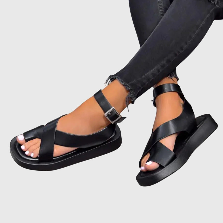 Melinda | Damen Verstellbare Riemchen Sandalen