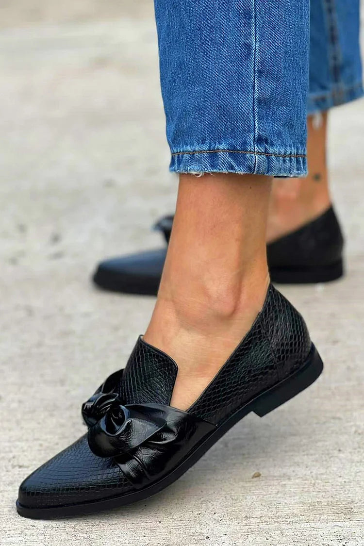 Meliora | Damen Loafer mit Schleife