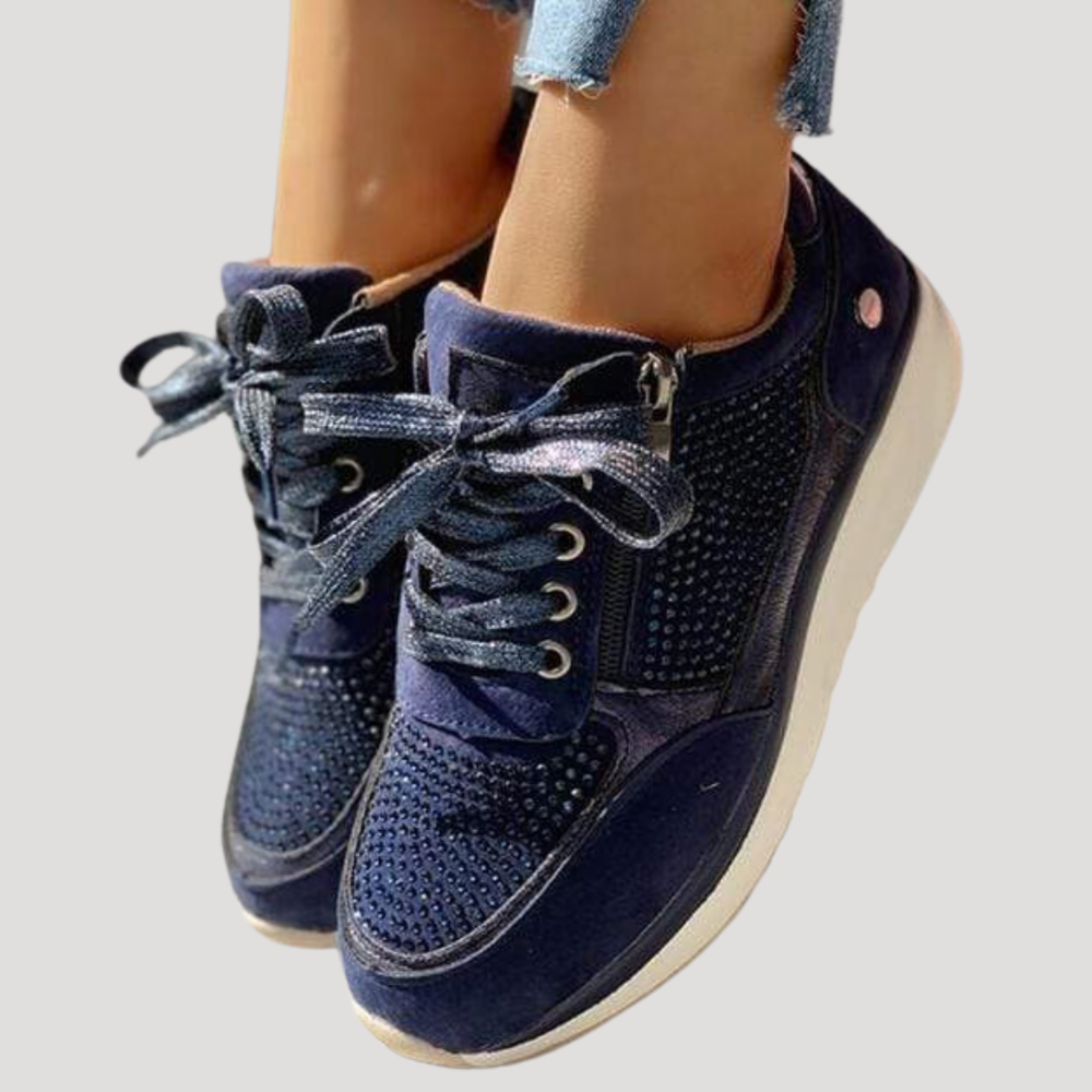 Mirabel | Damen Sneaker mit Seitlichem Reißverschluss