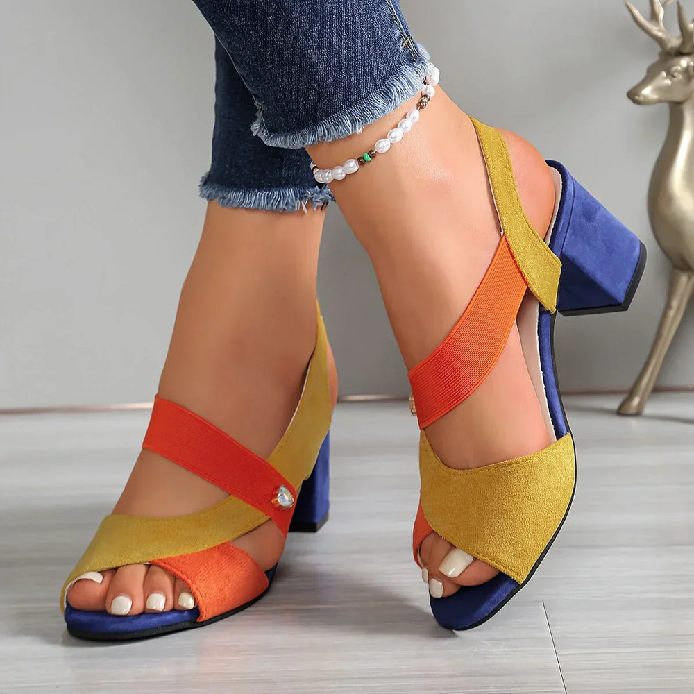 Lurene - Gepolsterte Schuhe mit Blockabsatz