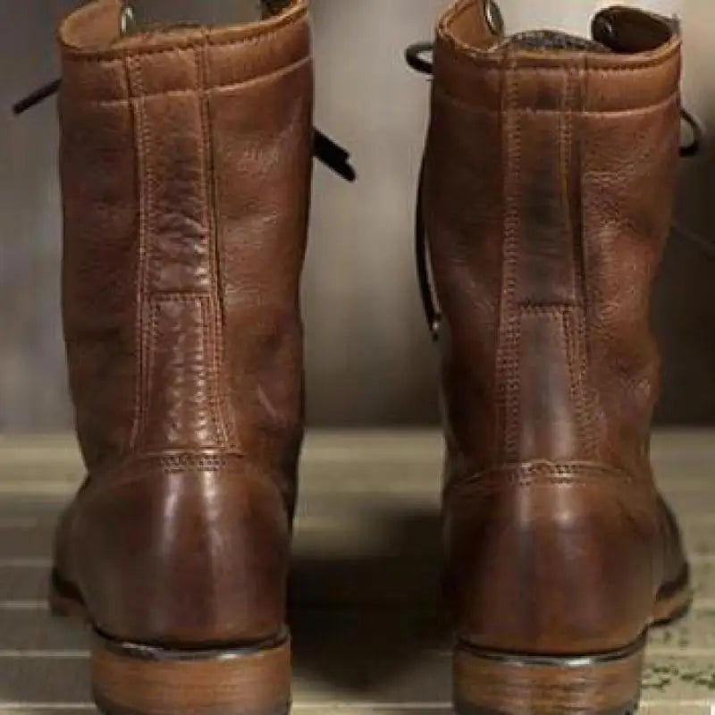 Helga | Stylische Hohe Braune Damenstiefel