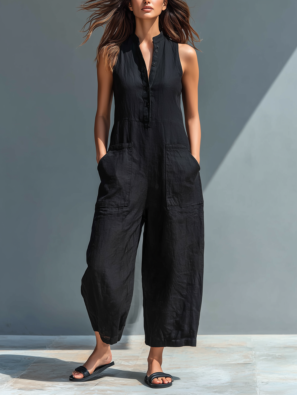 Persephone | Damen Ärmelloser Jumpsuit