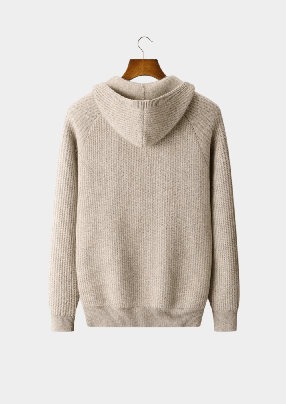 Merino Zip-Hoodie aus extra feiner Merinowolle