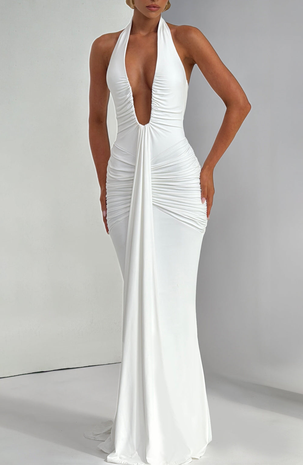 Bria | Fließendes Maxikleid Whisper Trail
