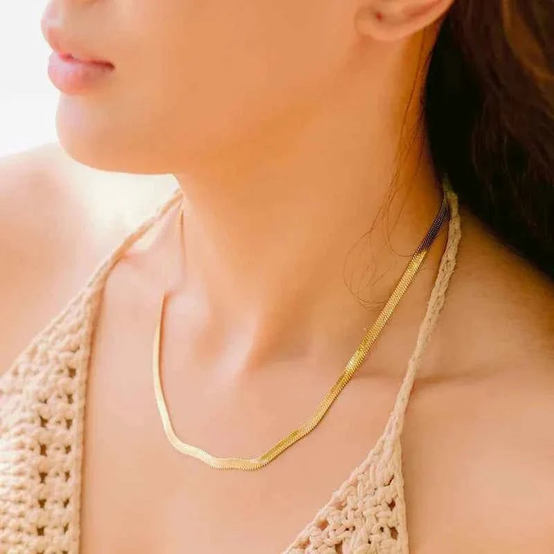 Schlangenkette Gold