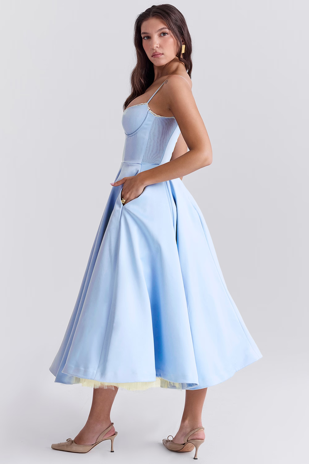 Evelina – mittellanges Kleid