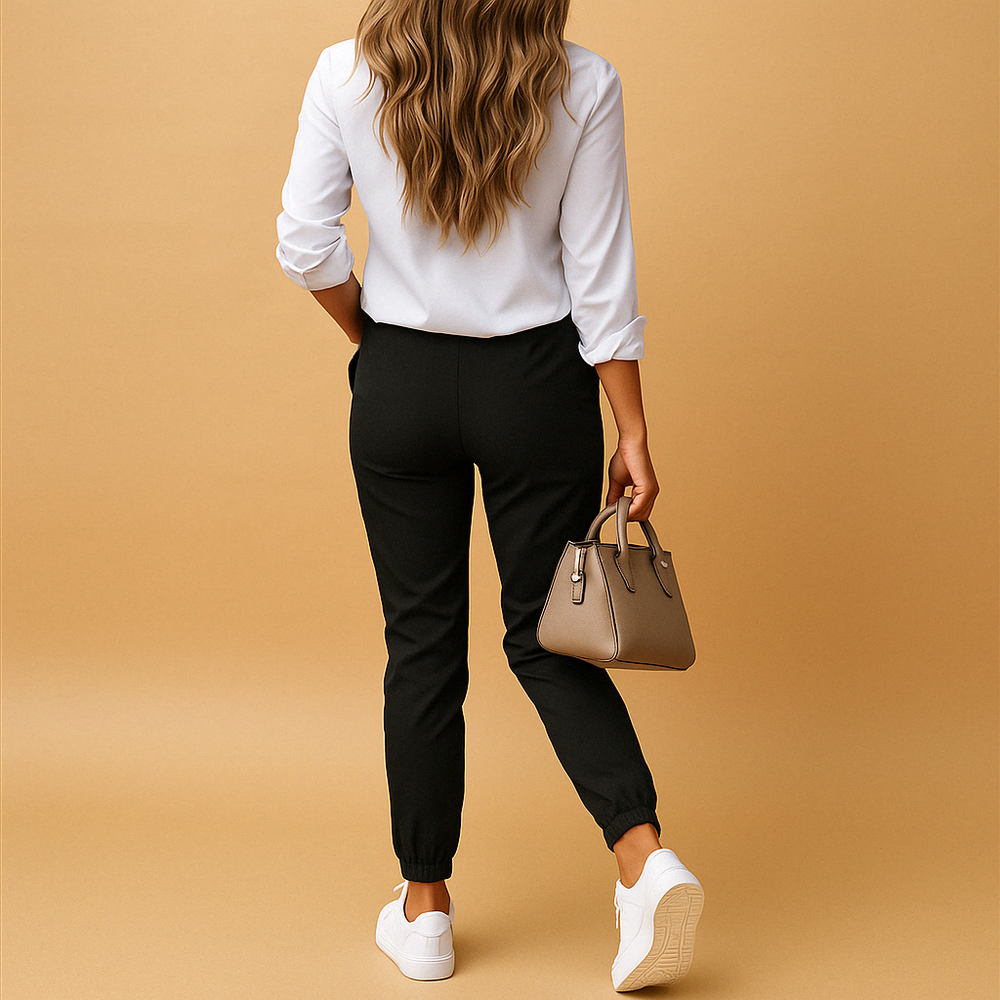 Slim Fit Chino-Hose für Damen