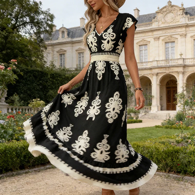 Osyrel - Bedrucktes Midikleid