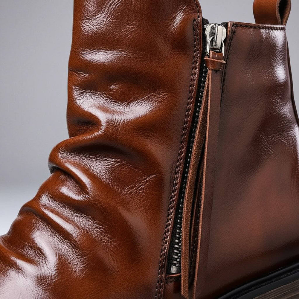 Stiefel Herren Klassisch mit Reißverschluss