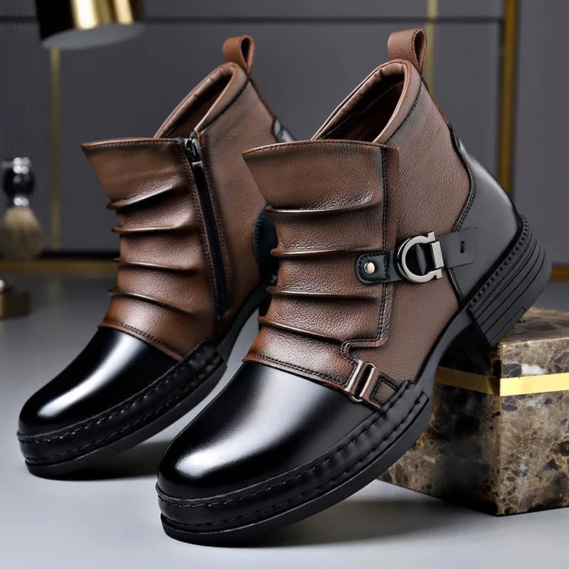 Stiefelette Herren mit Schnalle