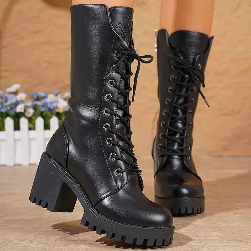Stiefel Damen Reißverschluss
