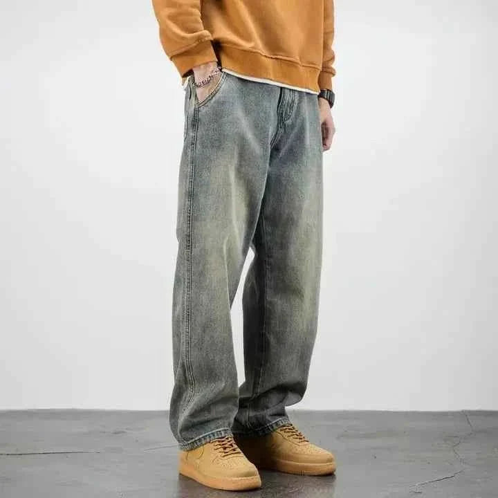 Stonewashed Jeans Herren