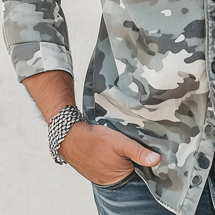 Cassiel - weiches Camouflage-Hemd
