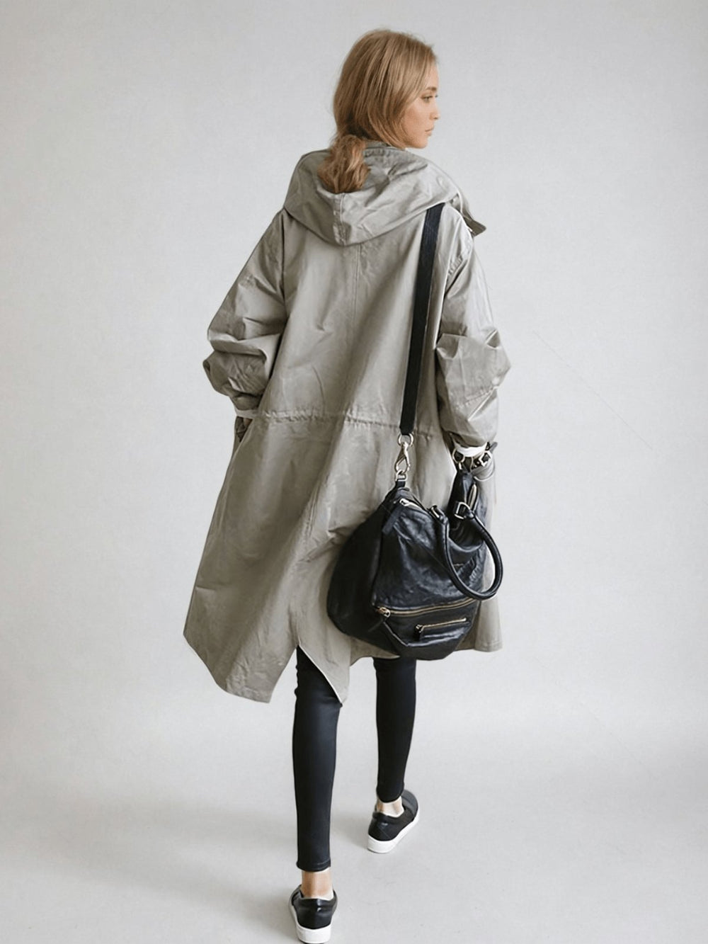 Charlotte | Trenchcoat Wasserabweisend Klassisch Knopfleiste Taschen