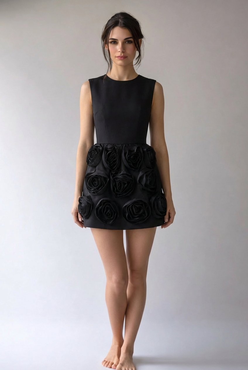 Tatiana | Damen Ärmelloses Kleid Elegant Sommer Leicht