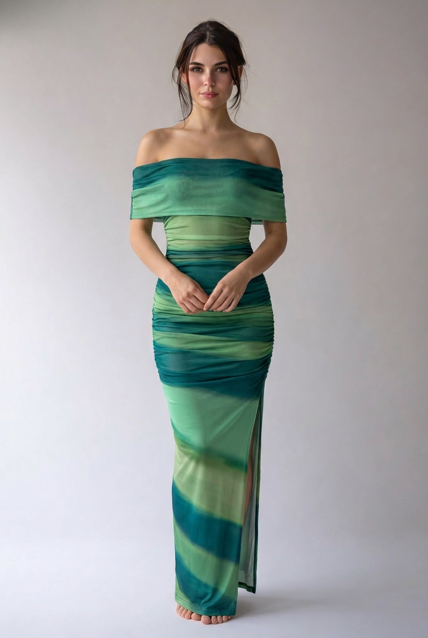 Teodora | Damen Midikleid Elegant Feminin Zeitlos Modern