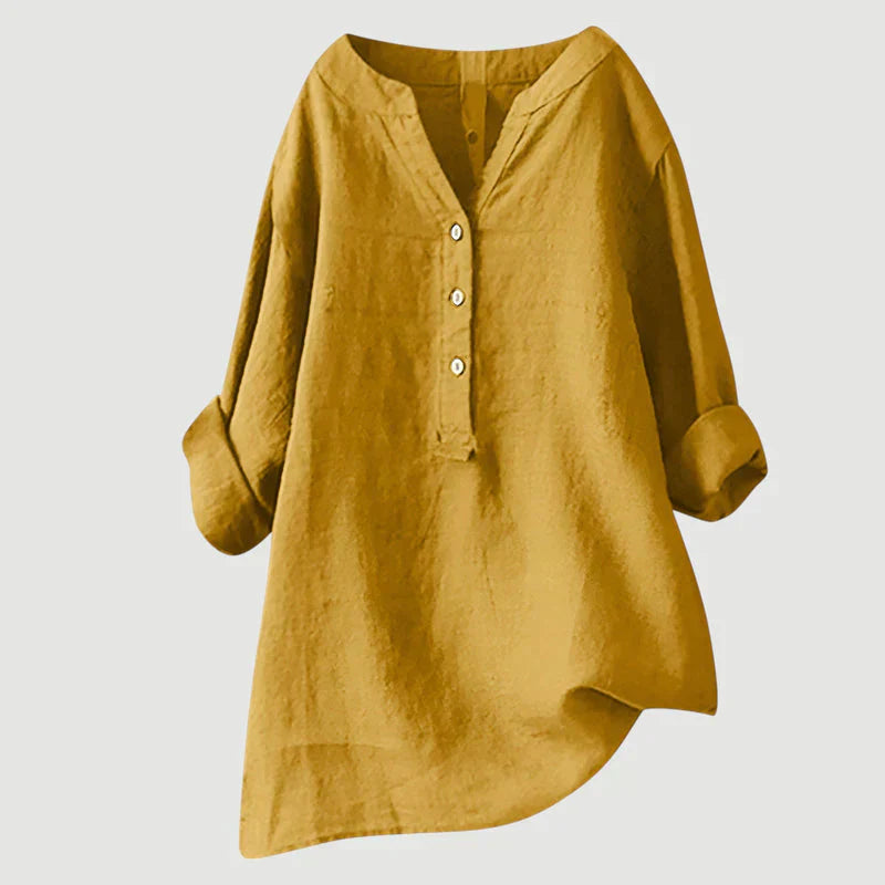 Evelyn - Bluse mit Knopfverschluss
